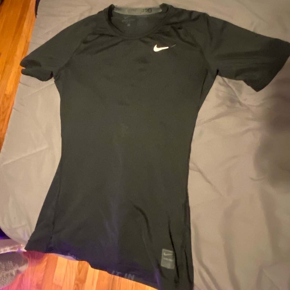 Nike pro black pro fit sports shirt